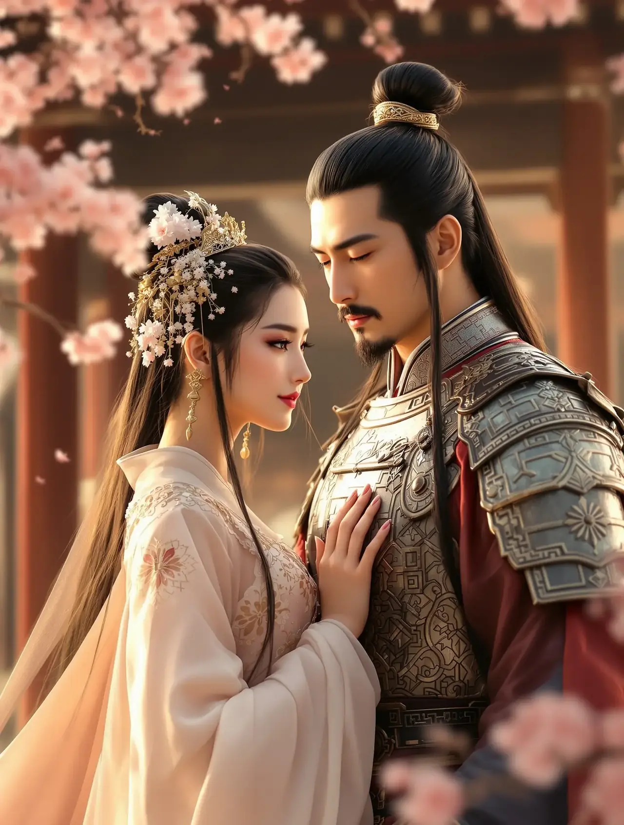雪落长安 - 黄豆短剧热播榜 榜单第 2 名《雪落长安》封面