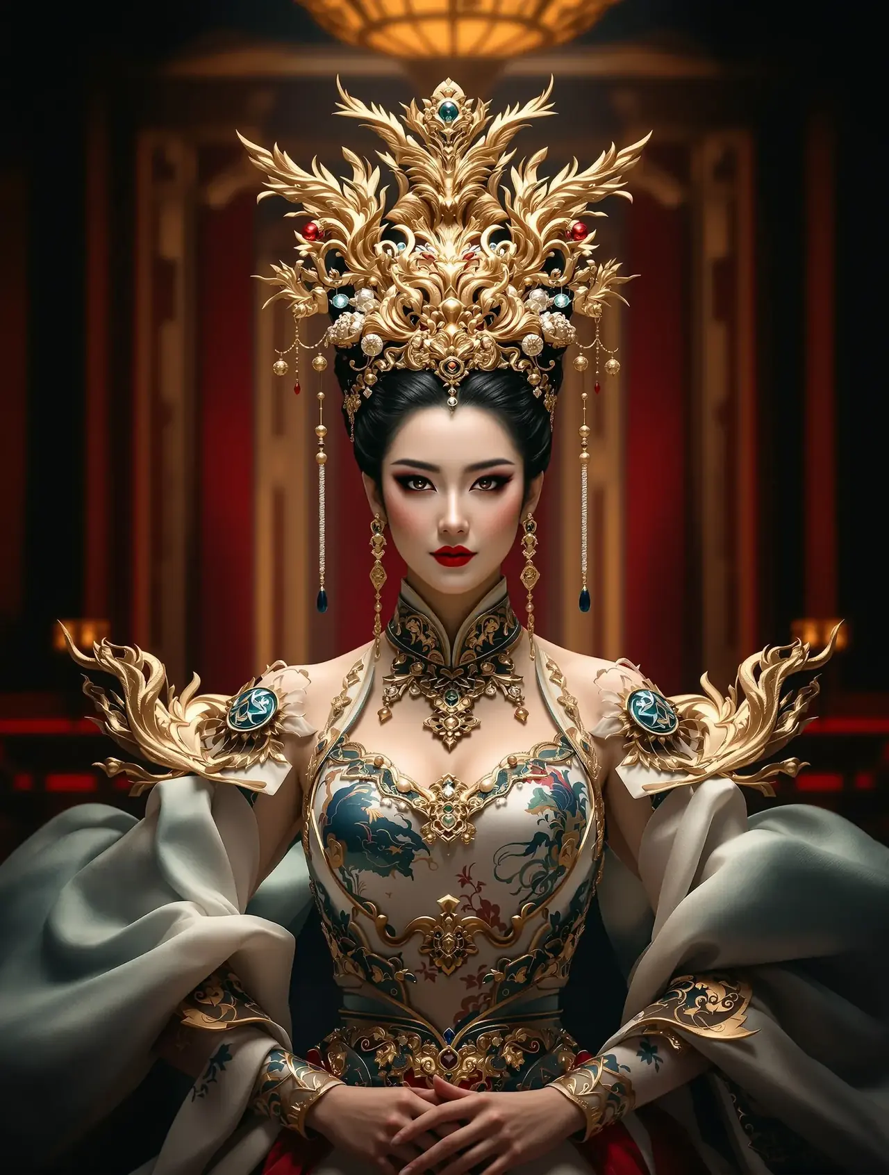 《凤印》短剧封面图，逆袭、古装题材